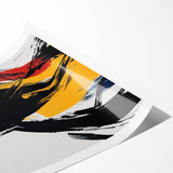 Bold Abstract Figurative Wall Art – Dynamic Human Form