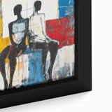 Modern Abstract Figurative Wall Art – Dual Human Forms
