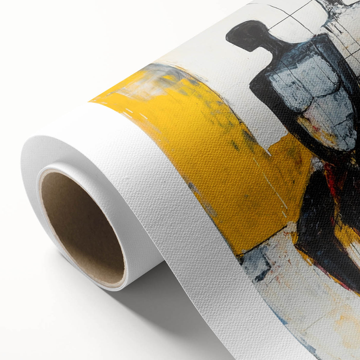 Modern Abstract Figurative Wall Art – Dual Human Forms