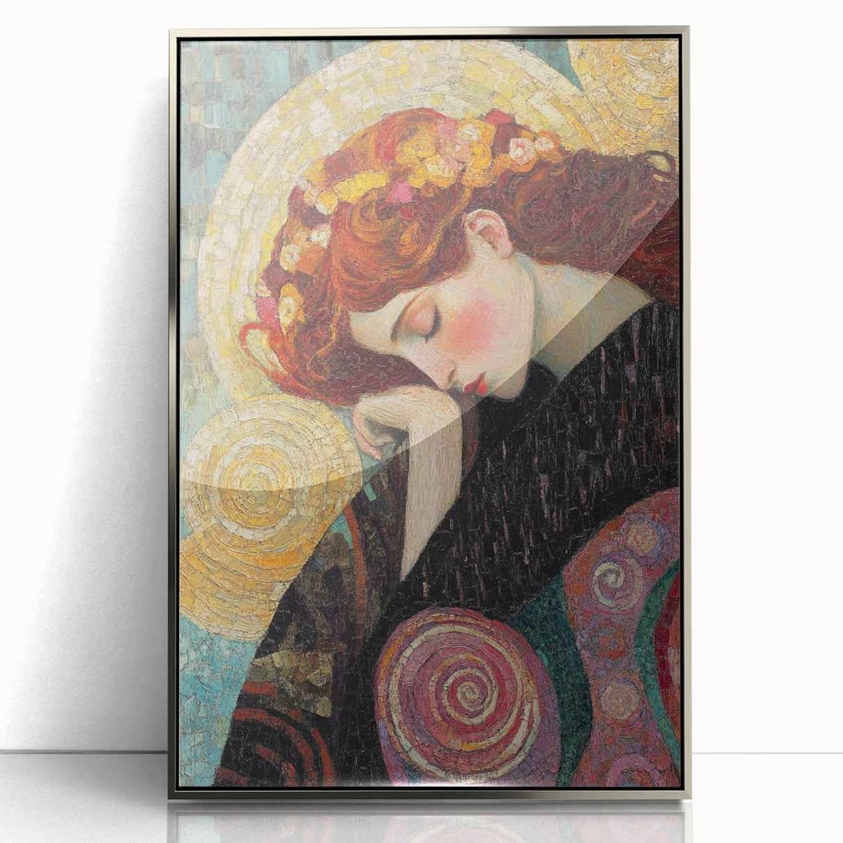 Romantic Abstract Figurative Wall Art – Dreamlike Serenity