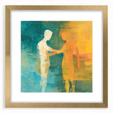 Abstract Figurative Wall Art – Harmonious Connection