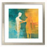 Abstract Figurative Wall Art – Harmonious Connection