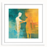 Abstract Figurative Wall Art – Harmonious Connection