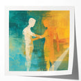 Abstract Figurative Wall Art – Harmonious Connection