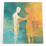 Abstract Figurative Wall Art – Harmonious Connection