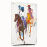 Dynamic Abstract Figurative Wall Art – Horseback Motion