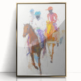 Dynamic Abstract Figurative Wall Art – Horseback Motion