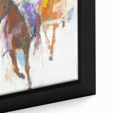 Dynamic Abstract Figurative Wall Art – Horseback Motion
