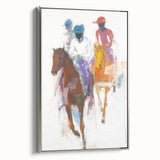 Dynamic Abstract Figurative Wall Art – Horseback Motion