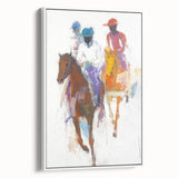 Dynamic Abstract Figurative Wall Art – Horseback Motion