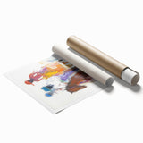 Dynamic Abstract Figurative Wall Art – Horseback Motion