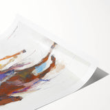 Dynamic Abstract Figurative Wall Art – Horseback Motion