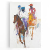 Dynamic Abstract Figurative Wall Art – Horseback Motion