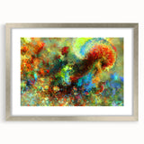 Bold Abstract Wall Art with Vivid Swirls – Large Modern Canvas Print
