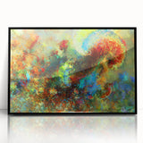Bold Abstract Wall Art with Vivid Swirls – Large Modern Canvas Print