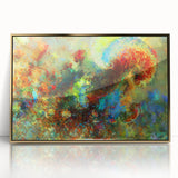 Bold Abstract Wall Art with Vivid Swirls – Large Modern Canvas Print