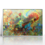 Bold Abstract Wall Art with Vivid Swirls – Large Modern Canvas Print