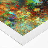 Bold Abstract Wall Art with Vivid Swirls – Large Modern Canvas Print