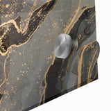 Sophisticated Abstract Art Designs – Black & Gold Canvas Print