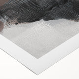 Earthen Harmony Abstracts - Textured Abstract Art in Black and Beige