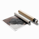 Earthen Harmony Abstracts - Textured Abstract Art in Black and Beige