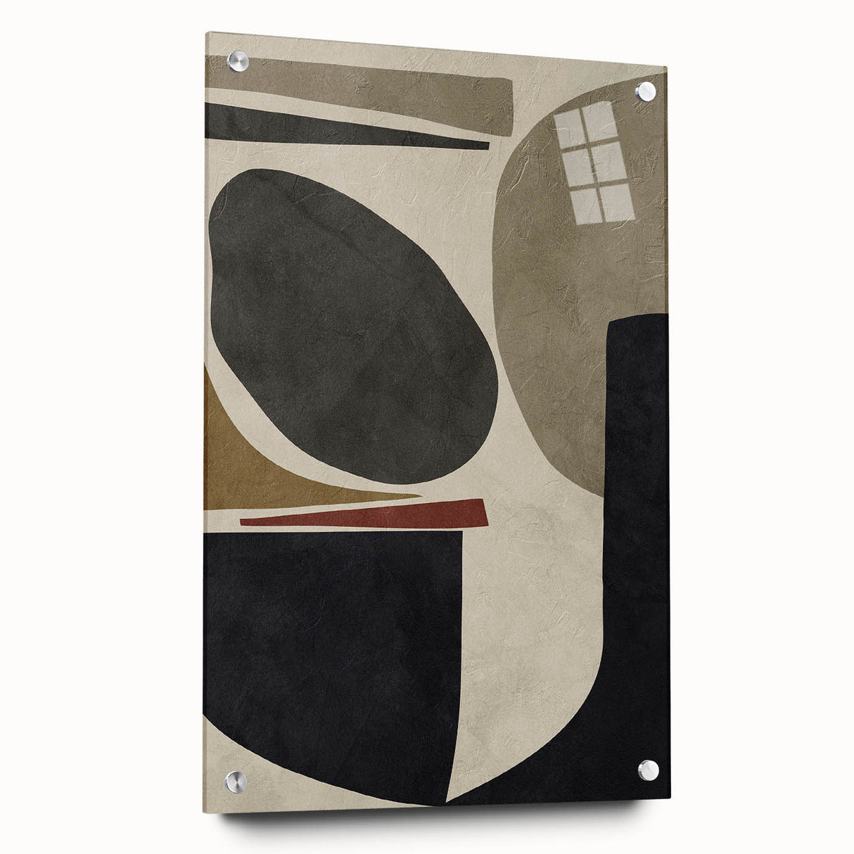 Contemporary Canvas Prints – Earthy Abstract Geometric Art
