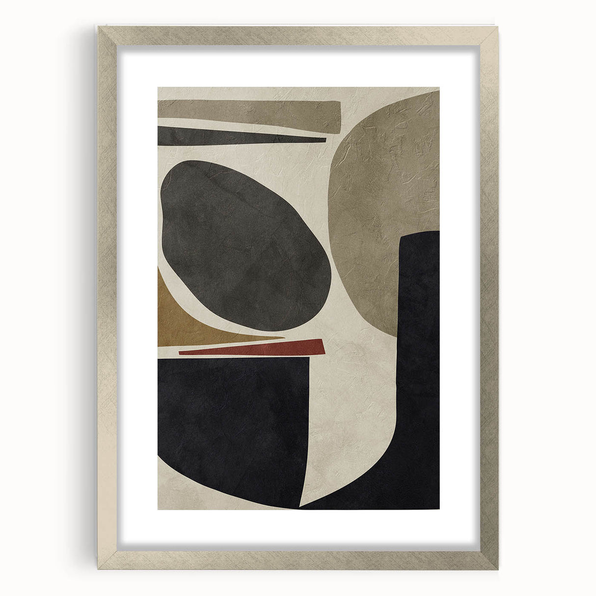 Contemporary Canvas Prints – Earthy Abstract Geometric Art