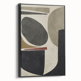 Contemporary Canvas Prints – Earthy Abstract Geometric Art