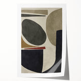 Contemporary Canvas Prints – Earthy Abstract Geometric Art