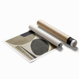 Contemporary Canvas Prints – Earthy Abstract Geometric Art