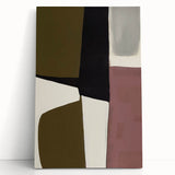 Exclusive Textured Acrylic Art Pieces - Modern Earthy Composition