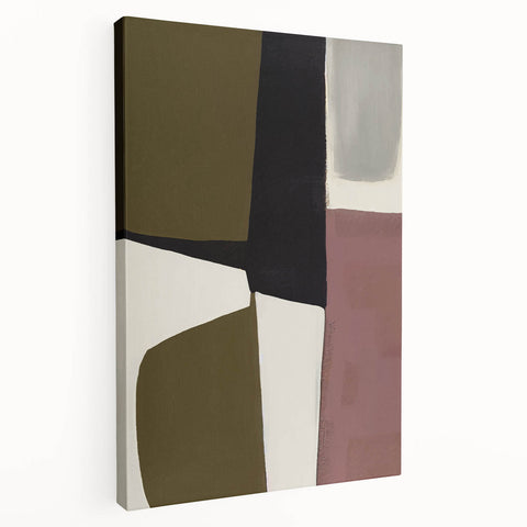 Exclusive Textured Acrylic Art Pieces - Modern Earthy Composition