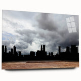 Urban Skyline Canvas Prints – Dramatic Cityscape Photography Art