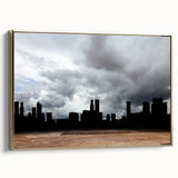 Urban Skyline Canvas Prints – Dramatic Cityscape Photography Art