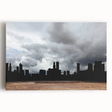 Urban Skyline Canvas Prints – Dramatic Cityscape Photography Art
