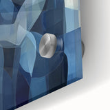 Emotional Abstract Figurative Wall Art – Embrace in Blue
