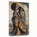 Expressive Abstract Figurative Wall Art – Contemplative Form