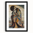 Expressive Abstract Figurative Wall Art – Contemplative Form