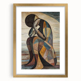 Expressive Abstract Figurative Wall Art – Contemplative Form