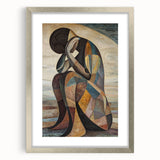 Expressive Abstract Figurative Wall Art – Contemplative Form