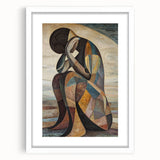 Expressive Abstract Figurative Wall Art – Contemplative Form