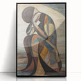 Expressive Abstract Figurative Wall Art – Contemplative Form