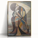 Expressive Abstract Figurative Wall Art – Contemplative Form