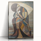 Expressive Abstract Figurative Wall Art – Contemplative Form