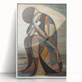 Expressive Abstract Figurative Wall Art – Contemplative Form