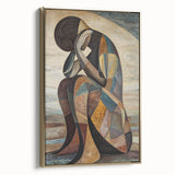 Expressive Abstract Figurative Wall Art – Contemplative Form