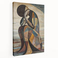 Expressive Abstract Figurative Wall Art – Contemplative Form