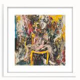 Expressive Abstract Expressionist Wall Art – Bold Textured Canvas