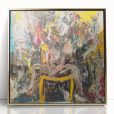 Expressive Abstract Expressionist Wall Art – Bold Textured Canvas