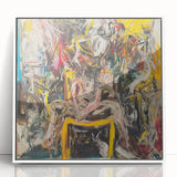 Expressive Abstract Expressionist Wall Art – Bold Textured Canvas